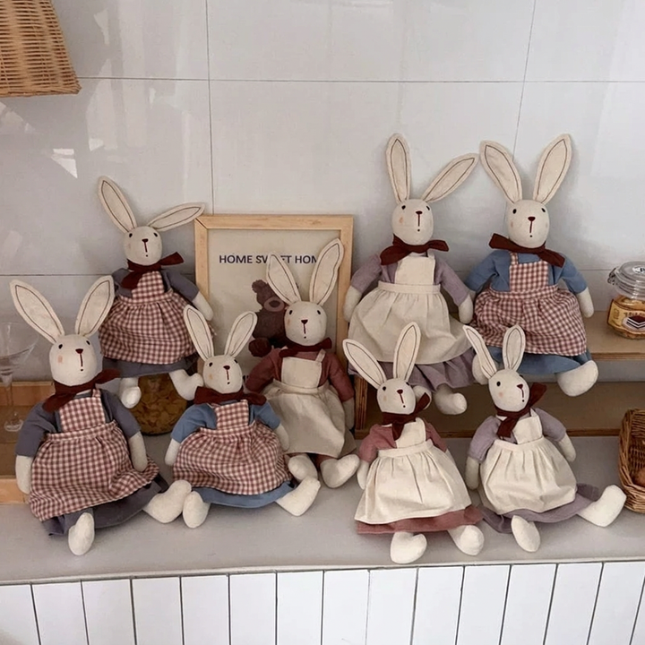 Bunny Doll Soft Toy in an Apron