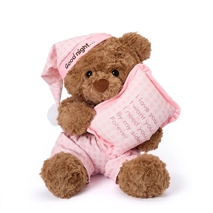 Sleepy Teddy Bear Soft Toy