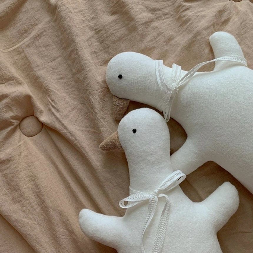 Duck Soft Toy Cushion – Cotton Plush, 45 cm, Ages 3+