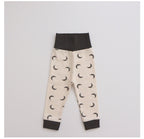 Cotton Two Piece Baby Set - Long Sleeve Top and High Waist Trousers, 0 to 12 Months