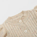 Knitted Baby All-in-One - Flecked Cotton Pull On Romper, 0 to 24 Months
