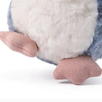 Penguin Plush Toy – Soft Stuffed Blue-Gray Penguin Doll with Pink Beak | 20 cm