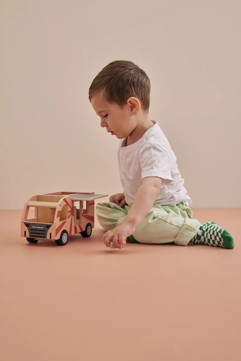 Wooden Camper Van - with Accessories