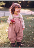 Cotton Dungarees Baby Boys and Girls - Adjustable Strap Overalls, 6 Months to 3 Years
