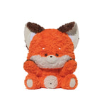 Fox Plush Toy with Oversized Head – Soft Stuffed Sitting Fox Doll | 38 cm