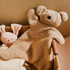 Sherpa Baby Comforter – Flat Bear or Lamb Cuddle Cloth | 30 cm | 0–3 Years