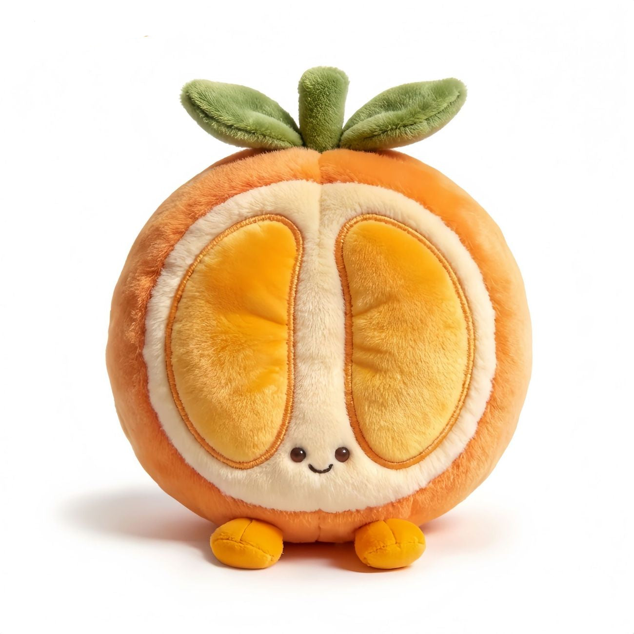 Orange Plush Toy – Cute Stuffed Fruit Character
