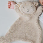Sherpa Baby Comforter – Flat Bear or Lamb Cuddle Cloth | 30 cm | 0–3 Years