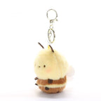 Plush Bee Bag Charm – Soft Toy Bee Keyring or Lanyard, 11 cm, Single or Pair
