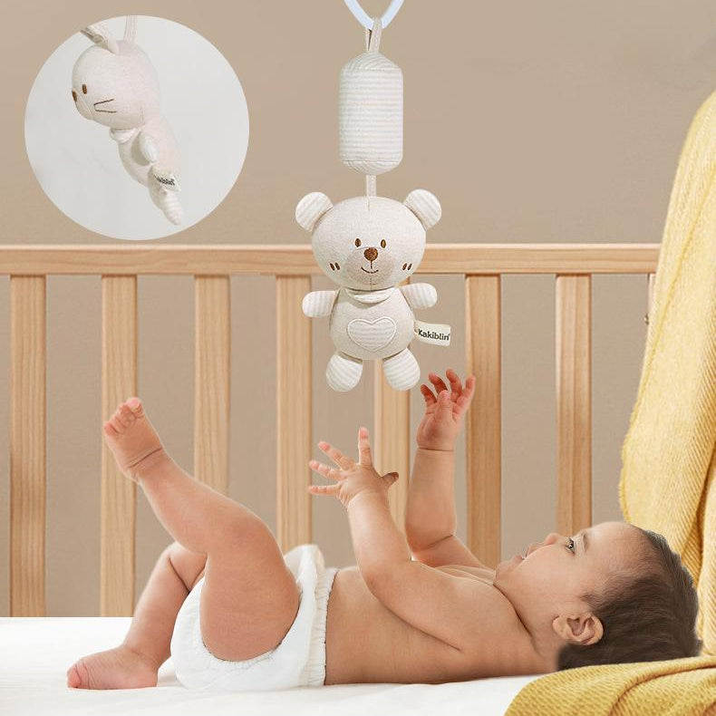 Four piece animal baby comforter gift set with soft toy, comforter and gift box – view 12 of 12