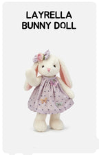 Large Bunny Plush Toy – Soft Stuffed Rabbit Doll | 45 cm | Multiple Colours