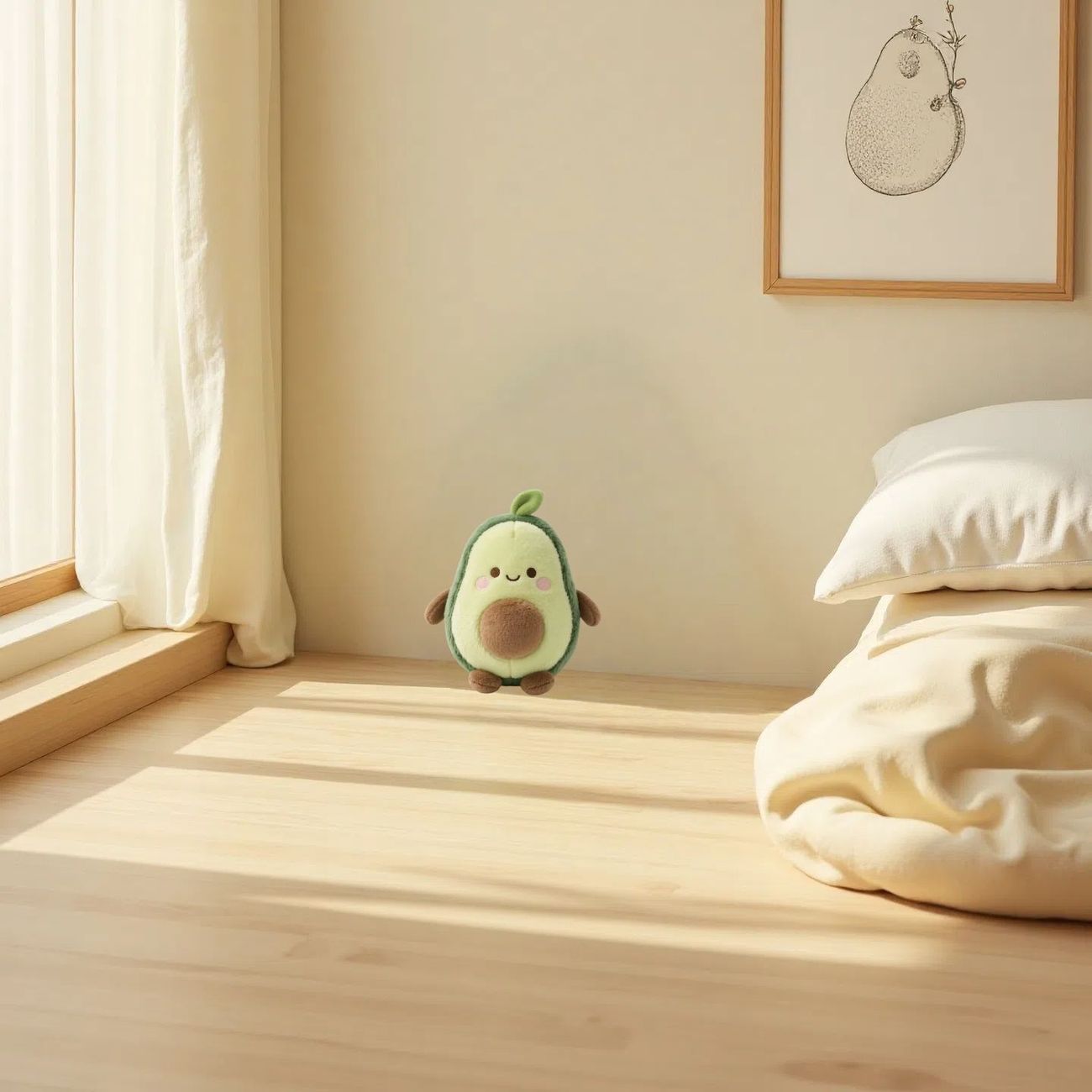 Avocado Plush Toy – Soft Stuffed Animal Doll for Kids & Adults