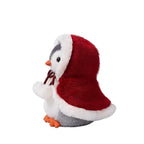 Penguin Plush Toy in Little Red Riding Hood Cloak – Soft Stuffed Animal Doll | 18 cm