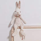 Plain Rabbit Soft Toy – Simple Bunny Doll in Off White or Brown, 23 cm, 30 cm, 40 cm