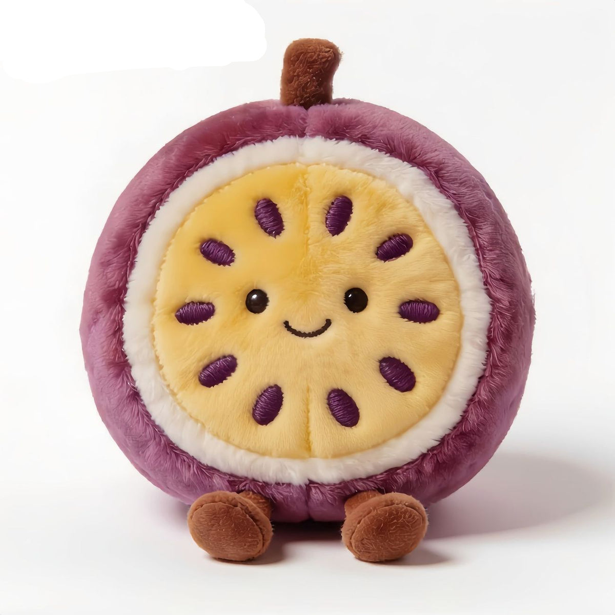 Passion Fruit Plush Toy – Cute Stuffed Fruit Character