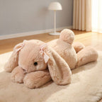 Lying Down Rabbit Soft Toy – Plush Bunny, 35 cm, Ages 14+