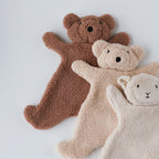 Sherpa Baby Comforter – Flat Bear or Lamb Cuddle Cloth | 30 cm | 0–3 Years