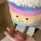 Birthday Cake Plush Toy – Cute Stuffed Food Character