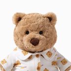 Teddy Bear Plush Toy with Bear Print Outfit – Soft Stuffed Bear Doll | 25 cm