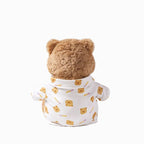Teddy Bear Plush Toy with Bear Print Outfit – Soft Stuffed Bear Doll | 25 cm