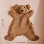 Sherpa Baby Comforter – Flat Bear or Lamb Cuddle Cloth | 30 cm | 0–3 Years