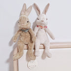 Plain Rabbit Soft Toy – Simple Bunny Doll in Off White or Brown, 23 cm, 30 cm, 40 cm