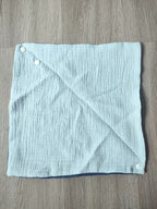 Bandana Dribble Bib, Cotton with Waterproof Backing, back view