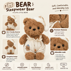 Sleepwear Bear Plush Toy – Cute Teddy in Pyjamas