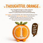 Orange Plush Toy – Cute Stuffed Fruit Character