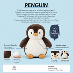 Penguin Plush Toy – Cute Chubby Stuffed Animal