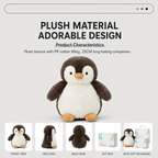 Penguin Plush Toy – Cute Chubby Stuffed Animal