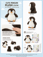 Penguin Plush Toy – Cute Chubby Stuffed Animal