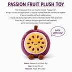 Passion Fruit Plush Toy – Cute Stuffed Fruit Character