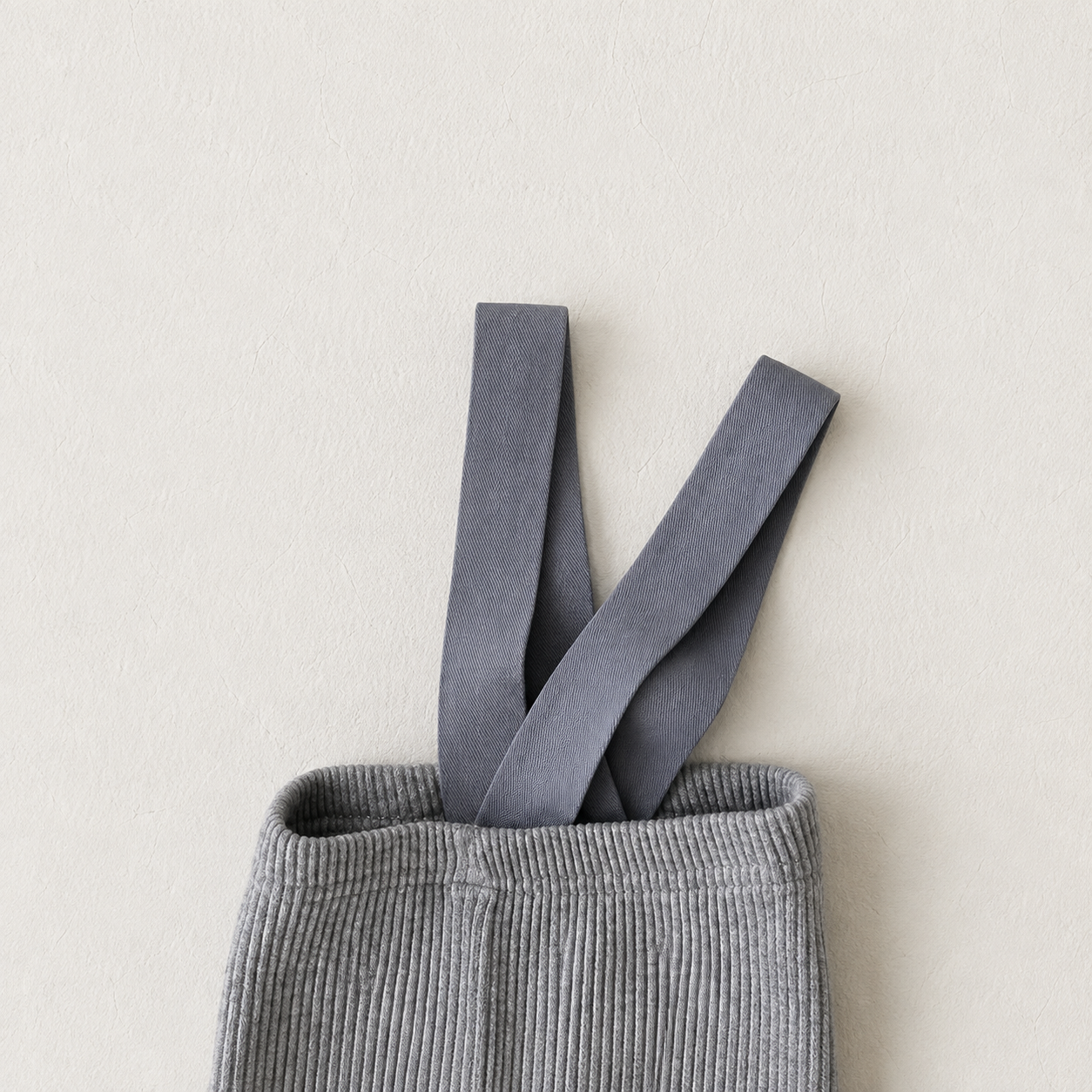 Ribbed Cotton Dungarees for Babies - Wide Leg Overalls with Adjustable Straps, 3 Months to 3 Years