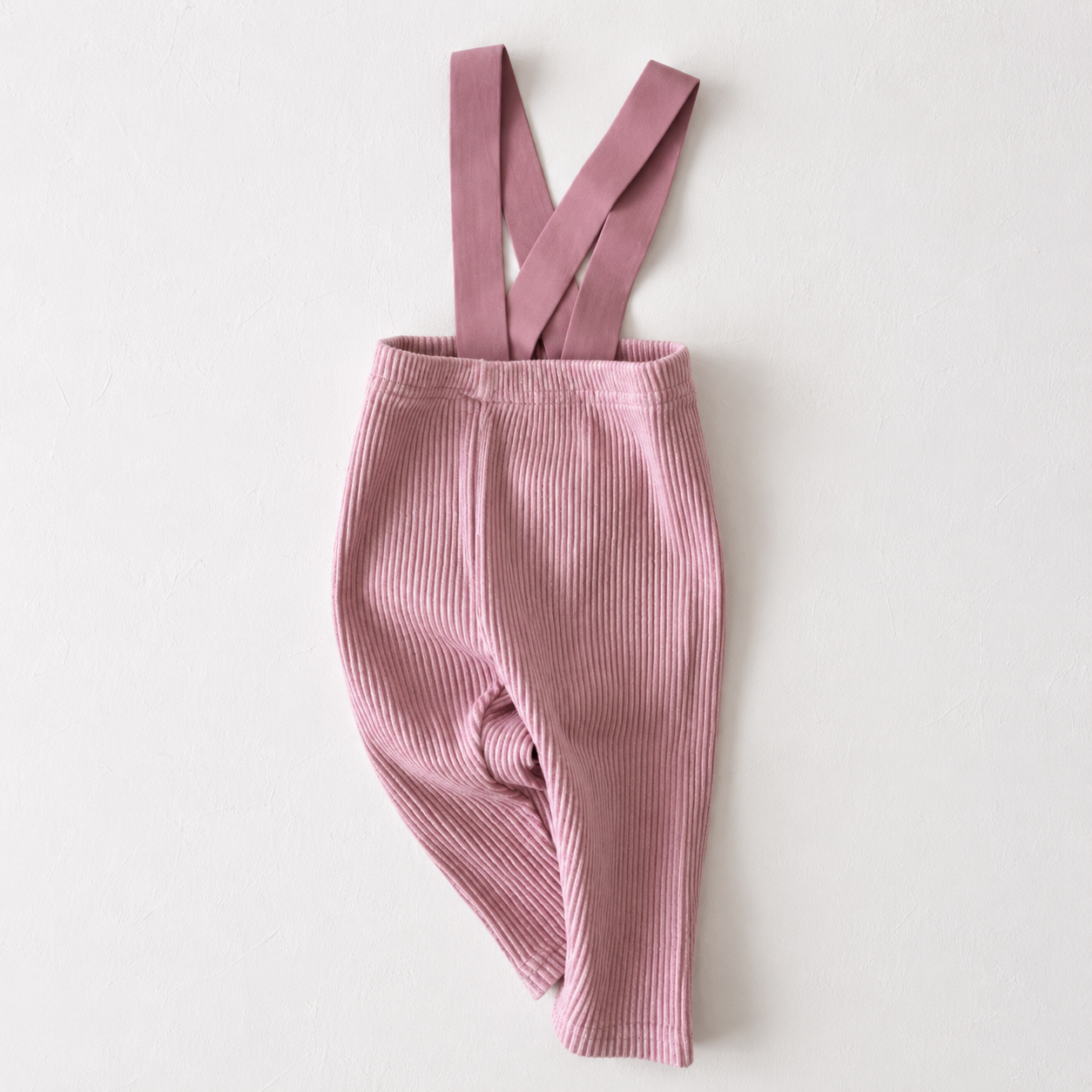 Ribbed Cotton Dungarees for Babies - Wide Leg Overalls with Adjustable Straps, 3 Months to 3 Years