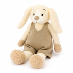 Overalls, elephant plush toy, teddy bear, cute plush toy for sleeping, comforting teddy bear