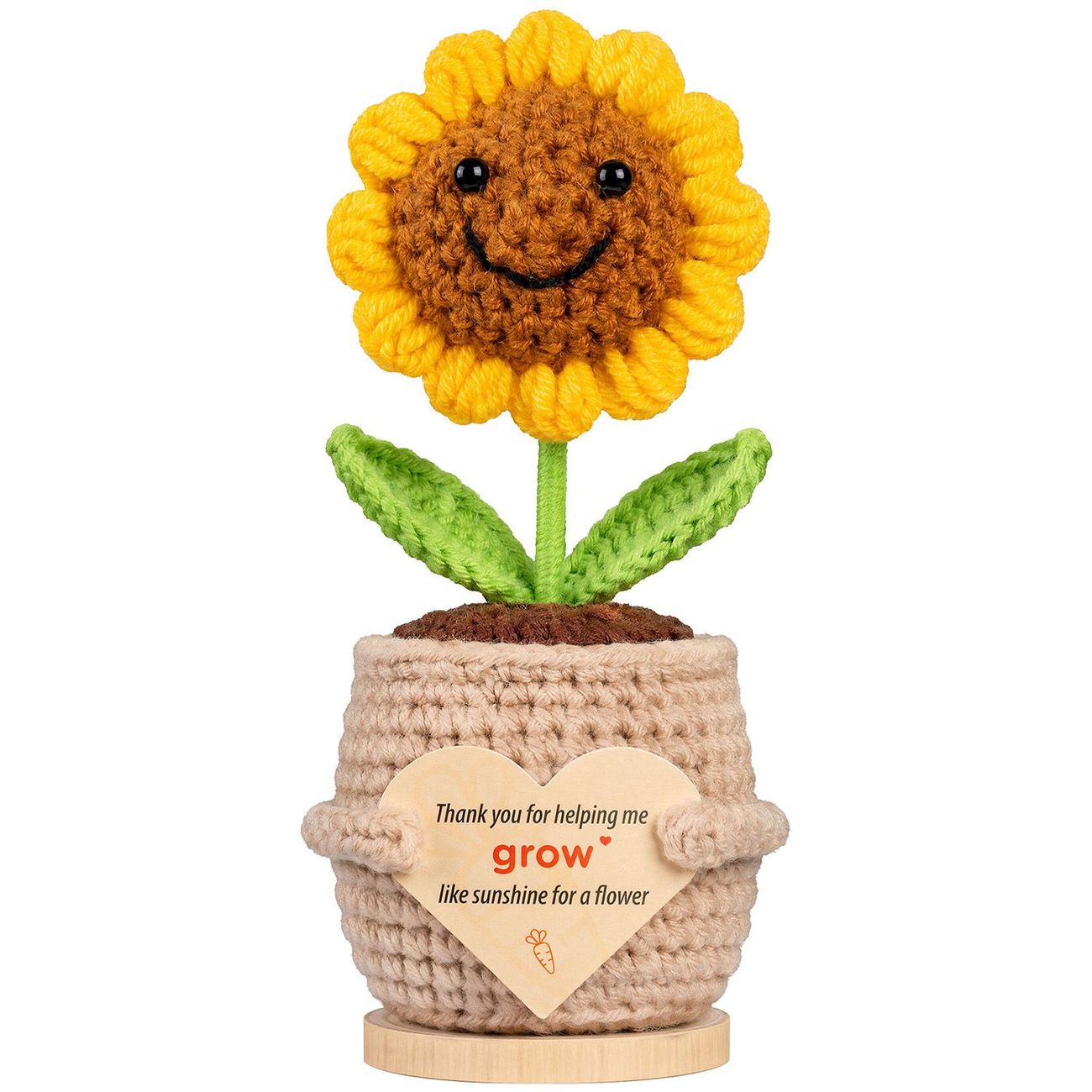 Hand Crochet Flower & Bunny Desk Decorations
