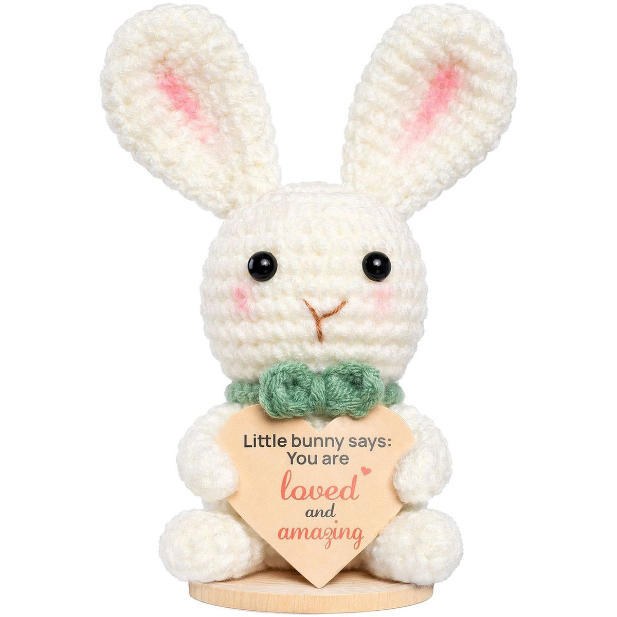Hand Crochet Flower & Bunny Desk Decorations