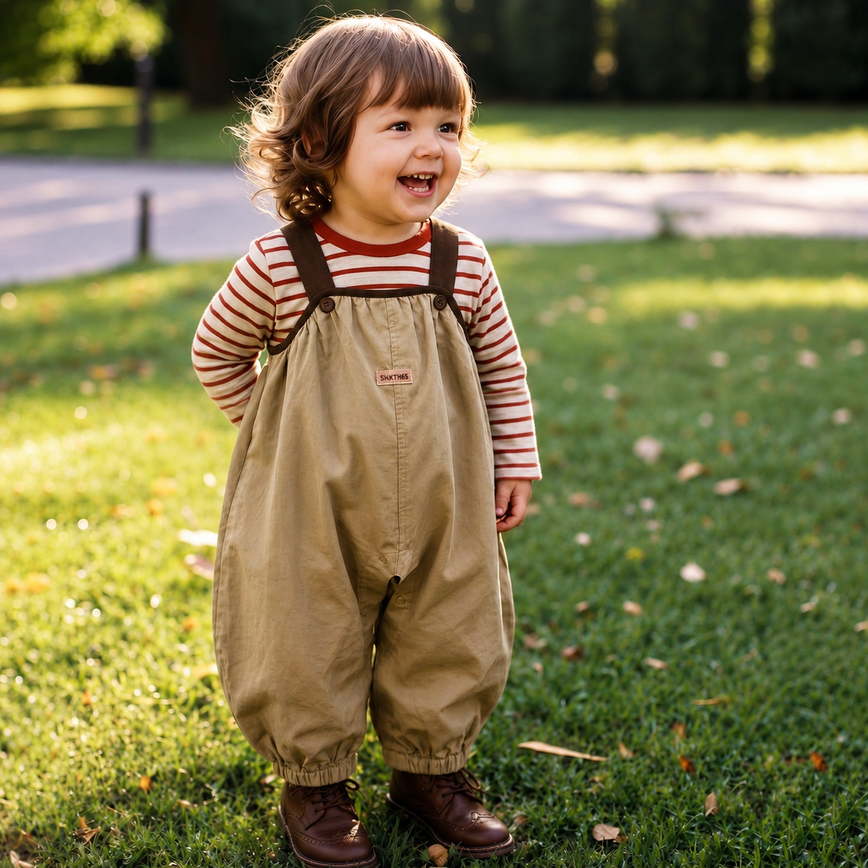 Cotton Dungarees Baby Boys and Girls - Adjustable Strap Overalls, 6 Months to 3 Years