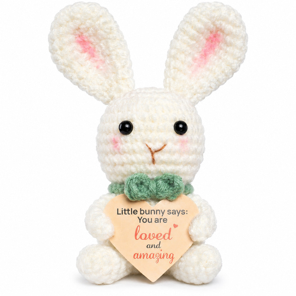 Hand Crochet Flower & Bunny Desk Decorations