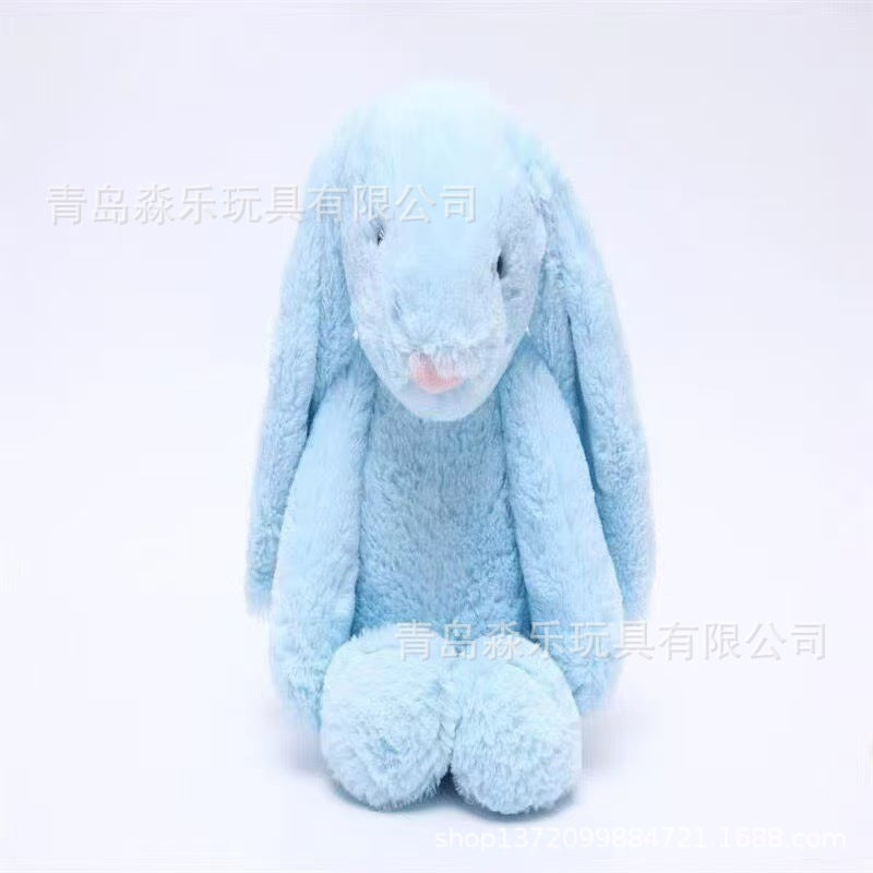 Baby comforter with plush bunny, bear or puppy head on a small comforter blanket – view 19 of 20
