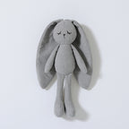 Corduroy long-eared bunny baby comforter with matching storage pouch – view 7 of 13