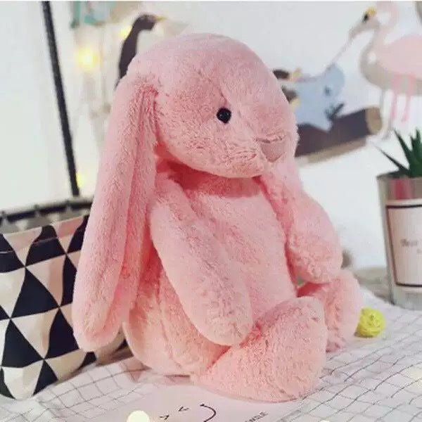 Baby comforter with plush bunny, bear or puppy head on a small comforter blanket – view 10 of 20
