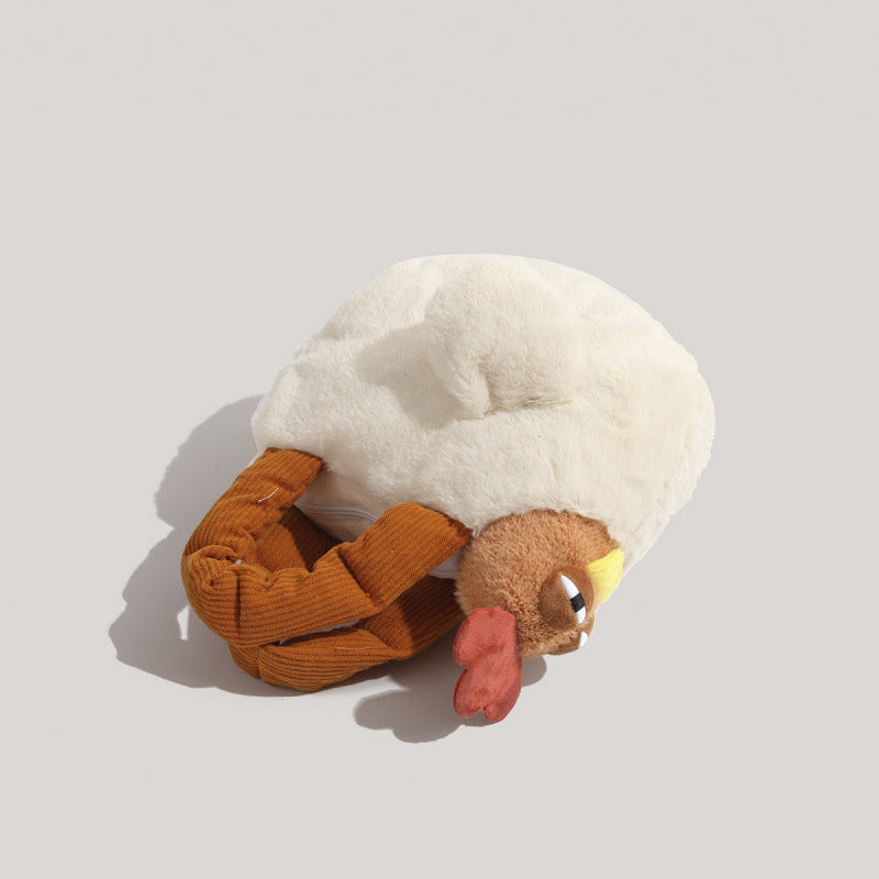Plush Chicken Crossbody Bag | Novelty Shoulder Bag