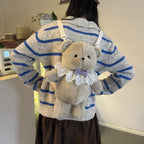 Running Bear Plush Toy | 40cm Soft Cushion