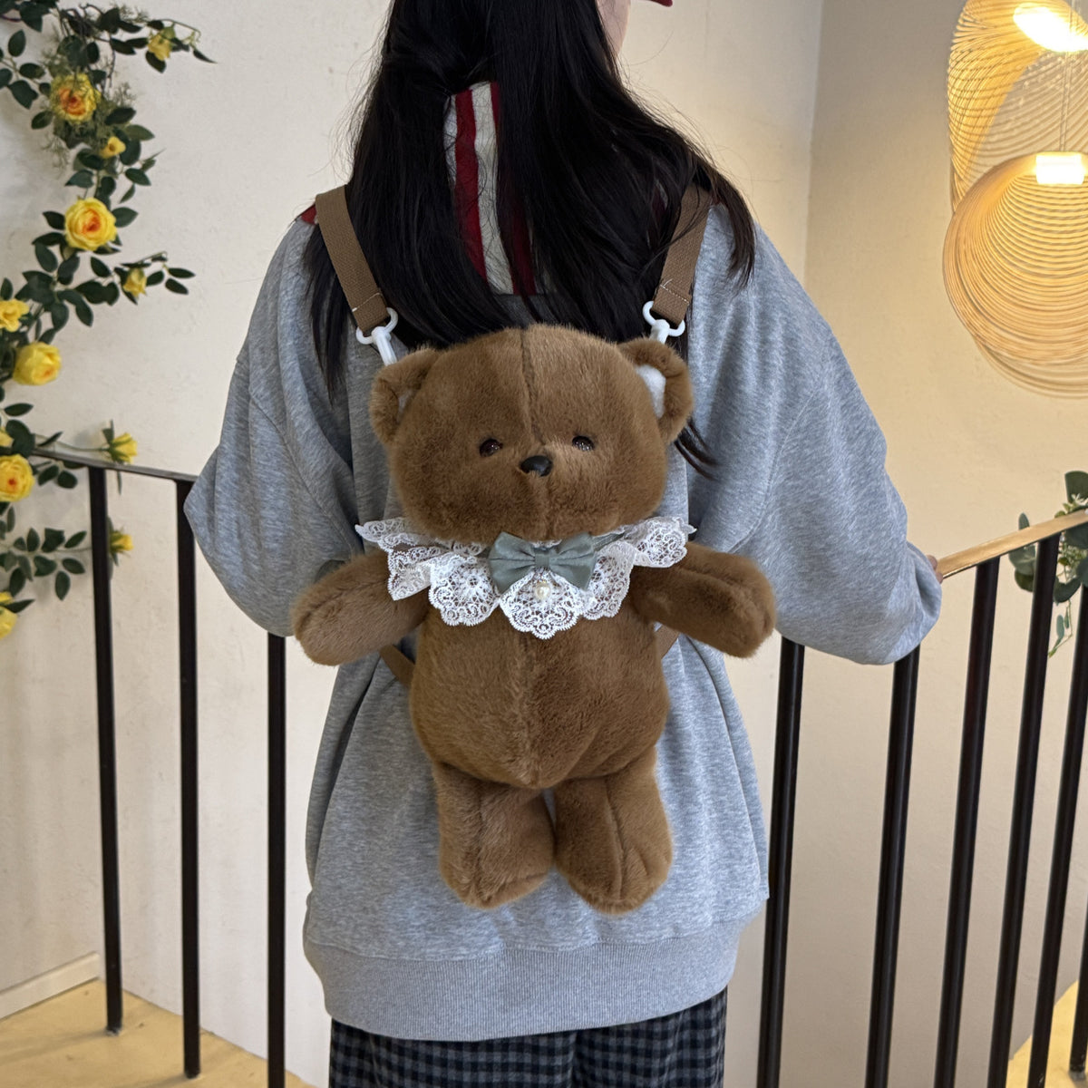 Running Bear Plush Toy | 40cm Soft Cushion