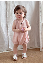 Sleeveless Cotton Baby Bodysuit - Summer Vest Romper with Popper Fastening, 3 to 24 Months