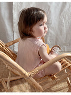 Sleeveless Cotton Baby Bodysuit - Summer Vest Romper with Popper Fastening, 3 to 24 Months