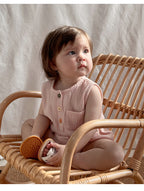 Sleeveless Cotton Baby Bodysuit - Summer Vest Romper with Popper Fastening, 3 to 24 Months