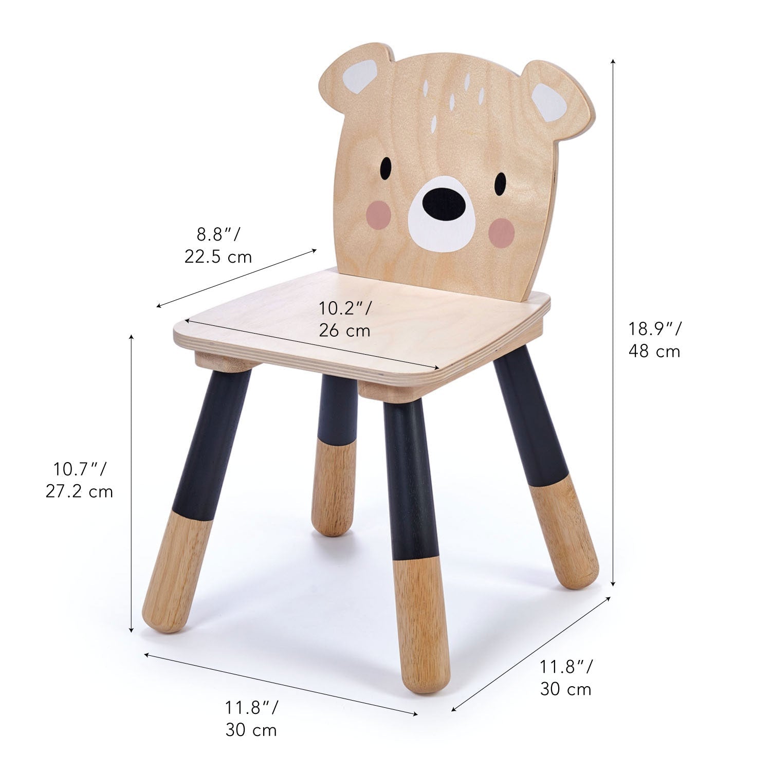 Wooden Bear Chair - Forest Collection - Plywood